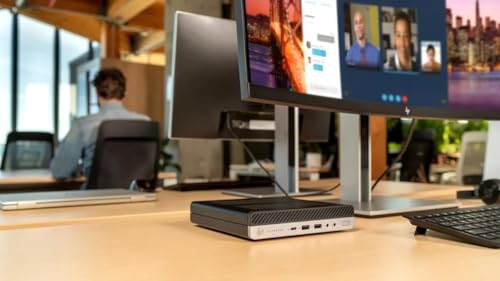 HP EliteDesk 800 G5 High-Performance Mini PC Desktop Computer, 9th Gen Core i5-9500T, 16GB DDR4 RAM, 512GB NVMe SSD, Keyboard & Mouse, WiFi, Windows 11 Pro (Renewed)
