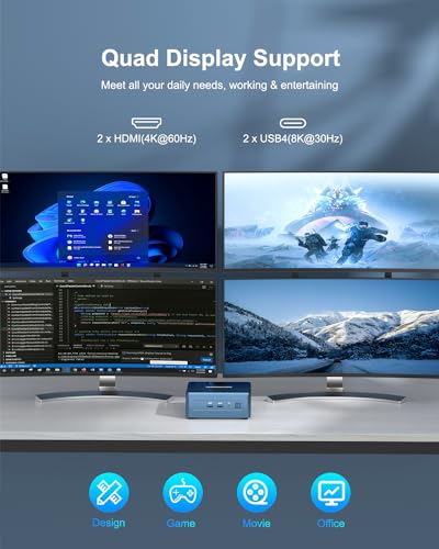 GEEKOM Mini PC IT13, Intel Core i7, 32GB RAM