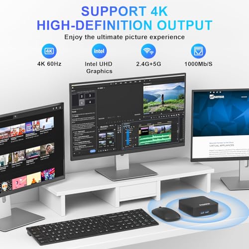 AWOW N100 Mini PC: 16GB RAM, 512GB SSD, 4K UHD