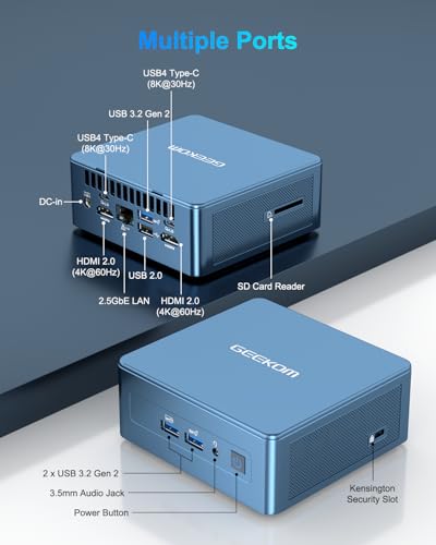 GEEKOM Mini PC IT13, Intel Core i7, 32GB RAM