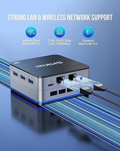 GMKtec Mini PC: Intel N100, 12GB RAM, 4K Triple Display