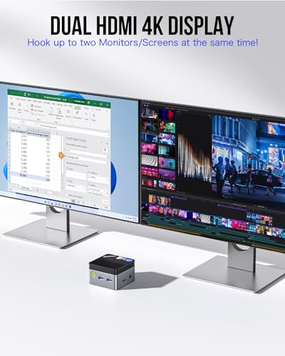 GMKtec Mini PC N97 - Windows 11 Pro, 12GB DDR5