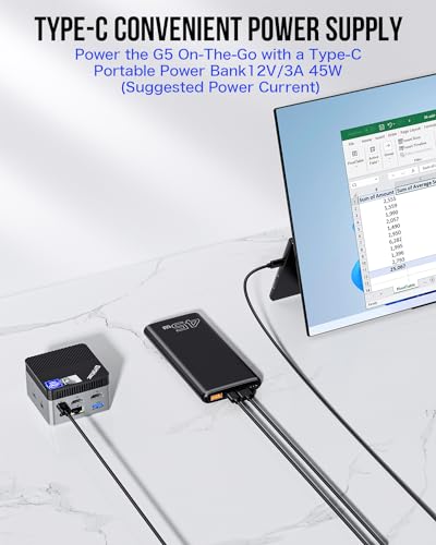 GMKtec Mini PC N97 - Windows 11 Pro, 12GB DDR5