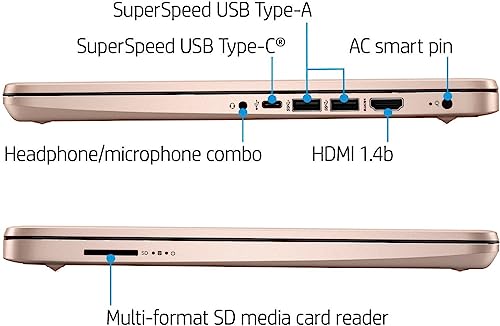 HP 14" Thin Laptop, Quad-Core, 4GB RAM