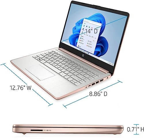 HP 14" Thin Laptop, Quad-Core, 4GB RAM
