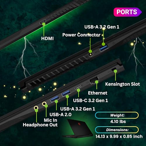 MSI GF63 Thin 15.6" FHD Gaming Laptop