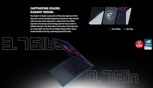 MSI Stealth 14 Gaming Laptop - i7, RTX 4060