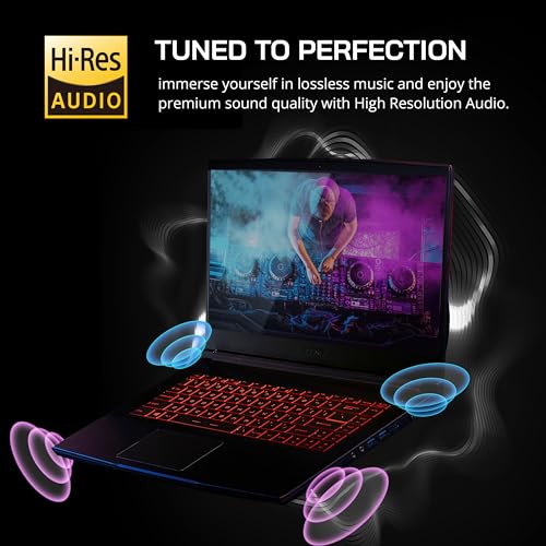 MSI GF63 Gaming Laptop with RTX 2050 and 64GB RAM