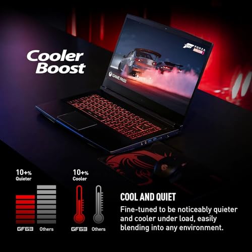 MSI GF63 Gaming Laptop - Intel i7, RTX 4050