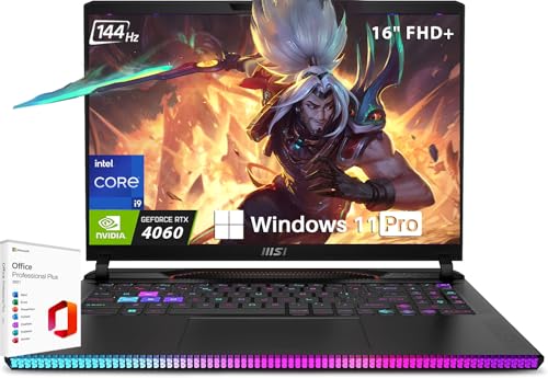 MSI GE68HX Raider 16" Gaming Laptop, Intel i9