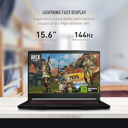 MSI GF63 Gaming Laptop - 15.6" FHD, i7, RTX 4050
