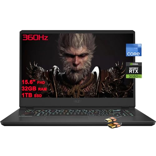 MSI Vector GP66 Gaming Laptop 15.6" FHD 360Hz