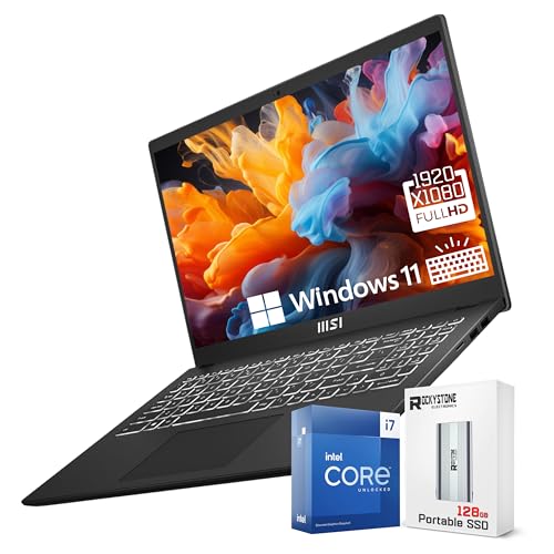 MSI Modern 15 Laptop: Intel i7, 15.6" FHD