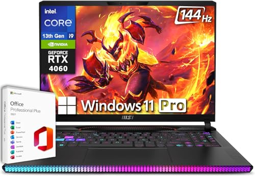 MSI GE68HX Raider 2024 Gaming Laptop, 16" FHD+