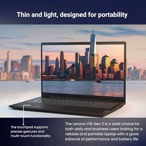 Lenovo V15 15.6" FHD Laptop with Intel Dual Core