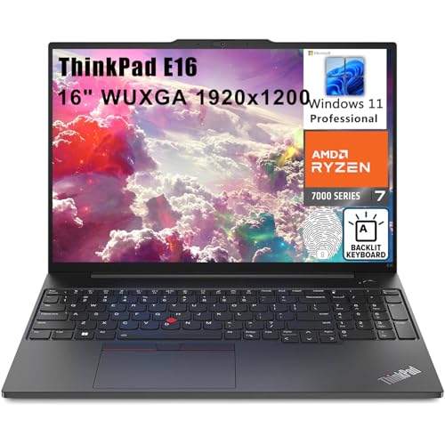 Lenovo ThinkPad E16 Ryzen 7 Laptop 24GB RAM