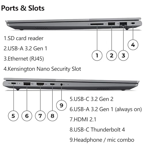 Lenovo ThinkBook 16" FHD+ Laptop with AI Features
