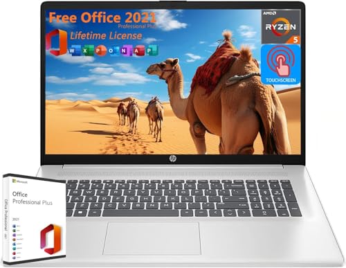 HP 17" Touchscreen Business Laptop with Office License