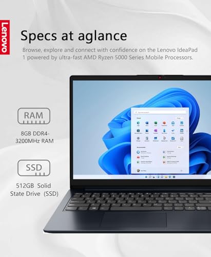 Lenovo IdeaPad 1 15.6" FHD Touchscreen Laptop
