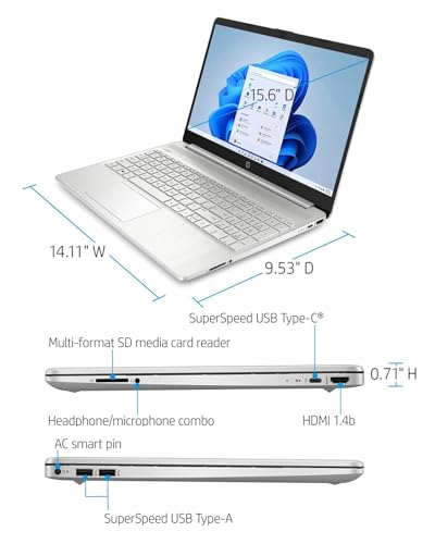 HP 15.6" Full HD Laptop with 64GB RAM