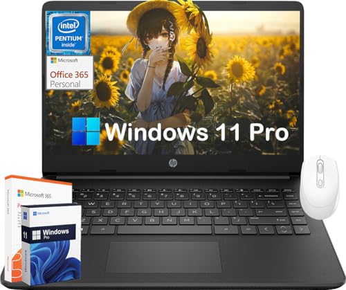 HP 14" Ultra-Light Laptop - Intel Quad-Core, 8GB RAM