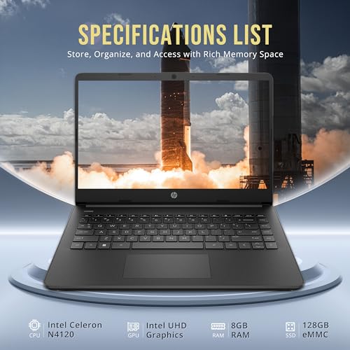 HP Stream 14" Laptop with 8GB RAM and 256GB Storage