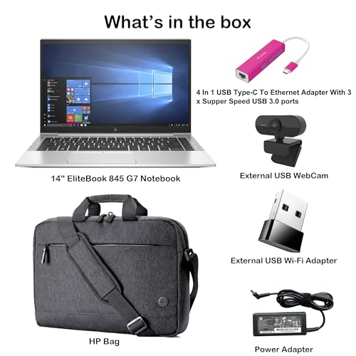 HP EliteBook 14" FHD Ryzen 5 Laptop