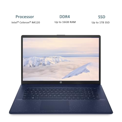 HP 17.3" Full HD Laptop with Intel Celeron