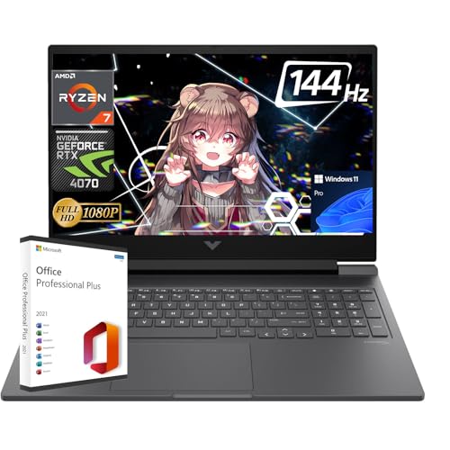 HP Victus Gaming Laptop - AMD Ryzen 7, RTX 4070