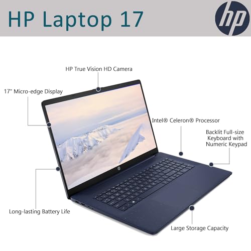 HP 17.3" Full HD Laptop with Intel Celeron