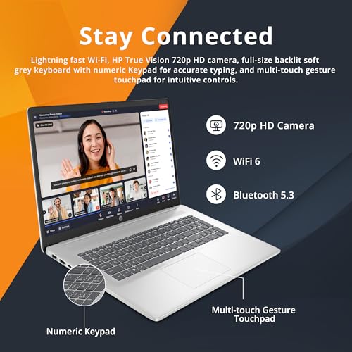 HP 17.3" FHD Laptop, Intel i5, 16GB RAM