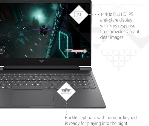 HP Victus Gaming Laptop - AMD Ryzen 7, RTX 4070