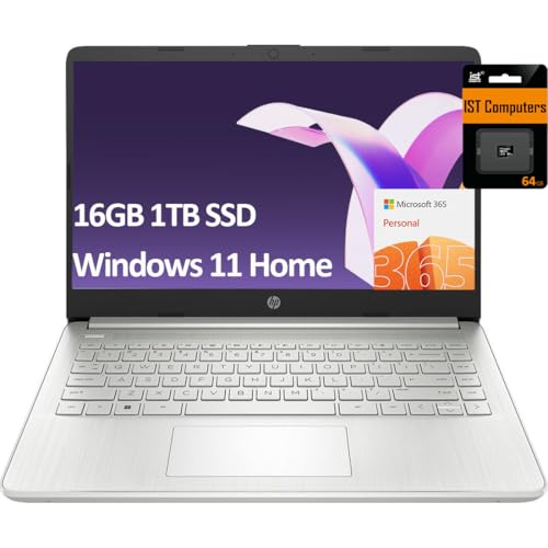 HP 14" Ultra-Light Laptop with 16GB RAM & 1TB SSD
