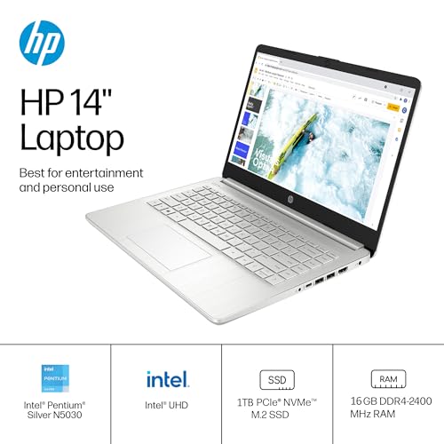 HP 14" Ultra-Light Laptop with 16GB RAM & 1TB SSD