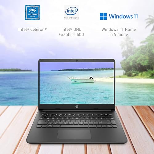 HP 14" Pearl Black Laptop with AI Microsoft 365