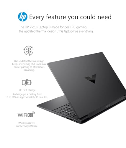 HP Victus Gaming Laptop, 15.6" FHD, RTX 4050