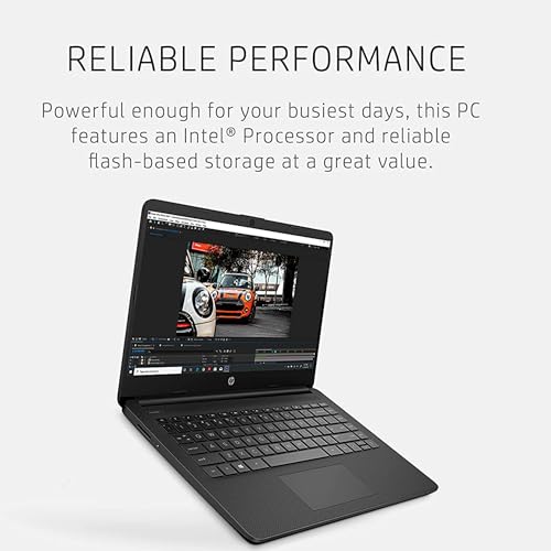 HP 14" Pearl Black Laptop with AI Microsoft 365