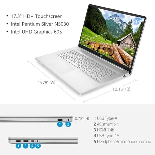 HP 17.3" Touchscreen Laptop with 1TB SSD