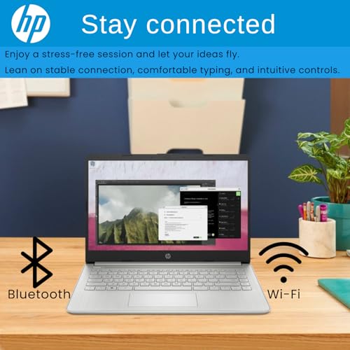 HP 14" Laptop with Intel Quad-Core Processor