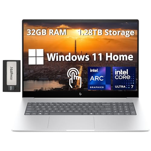 HP Envy 17.3" Touchscreen Laptop, Intel Ultra, 32GB RAM