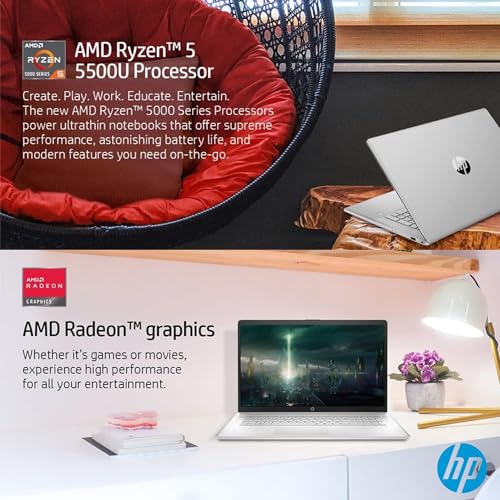HP High-Performance Laptop with AMD, 16GB RAM