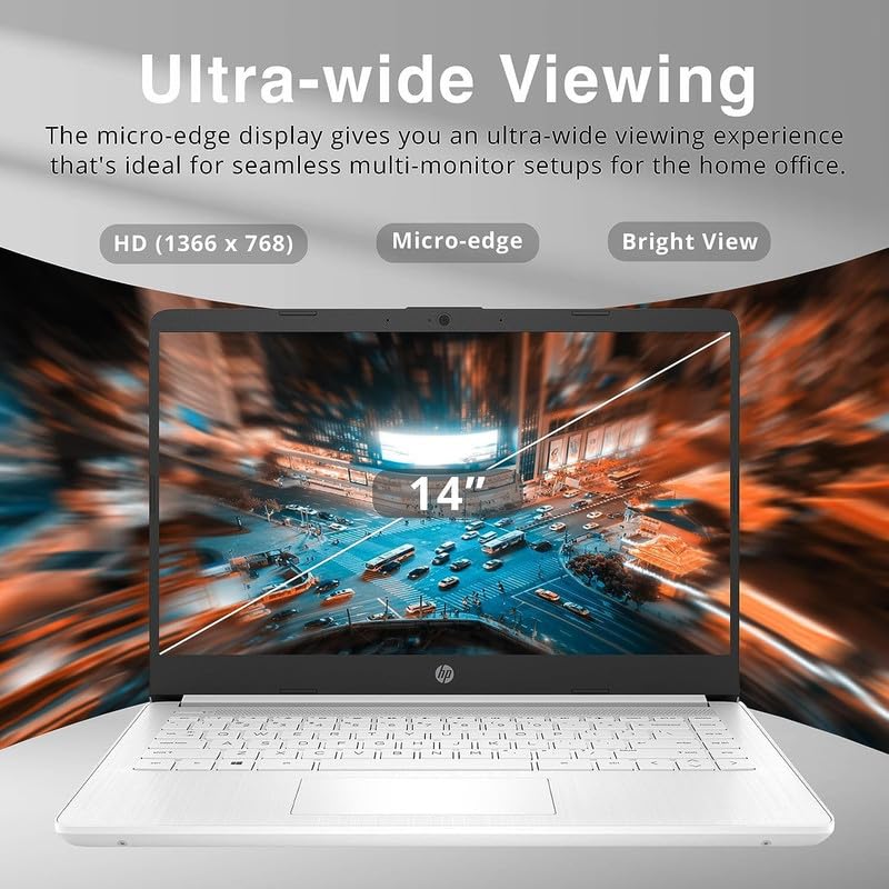 HP 14" HD Ultra Light Laptop with 8GB RAM