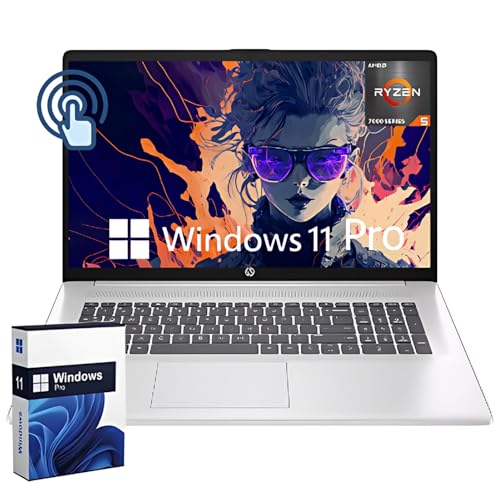 HP 17" Touchscreen Laptop with AMD Ryzen 5