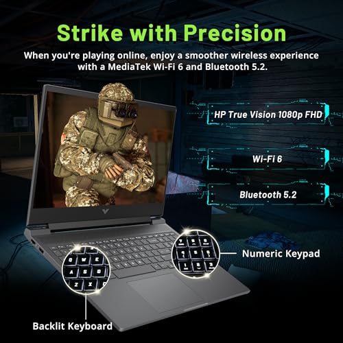 HP Victus 16" FHD Gaming Laptop Bundle