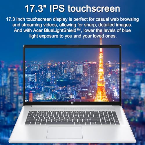HP 17" Touchscreen Laptop with AMD Ryzen 5