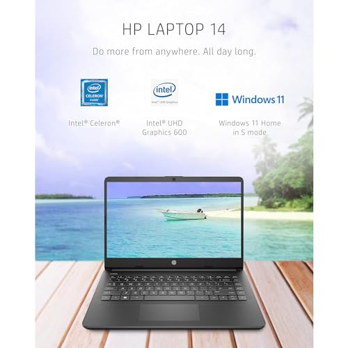 HP 14" HD Thin Laptop - Intel Quad-Core