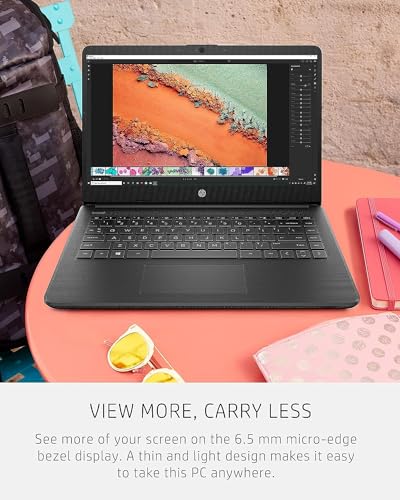 HP 14" HD Thin Laptop - Intel Quad-Core