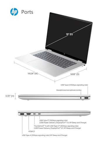 HP Envy 2-in-1 16" Touch-Screen Laptop
