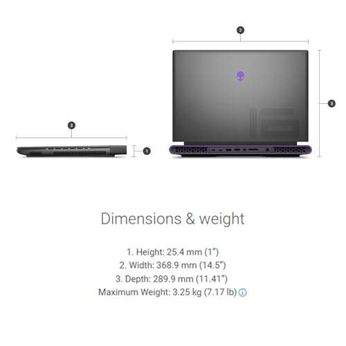 Alienware M16 Gaming Laptop, Intel i7, RTX 4070
