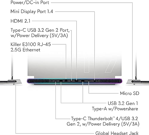 Alienware x17 R2 Gaming Laptop - Intel i9, RTX 3080 Ti